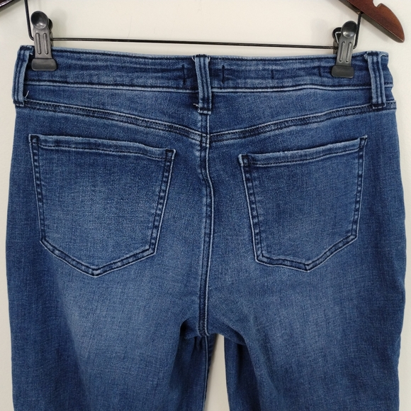 NYDJ Wide Leg Cropped Jeans Size 6 Blue - Picture 12 of 12